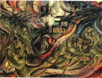 Umberto Boccioni Las despedidas Pinturas al óleo